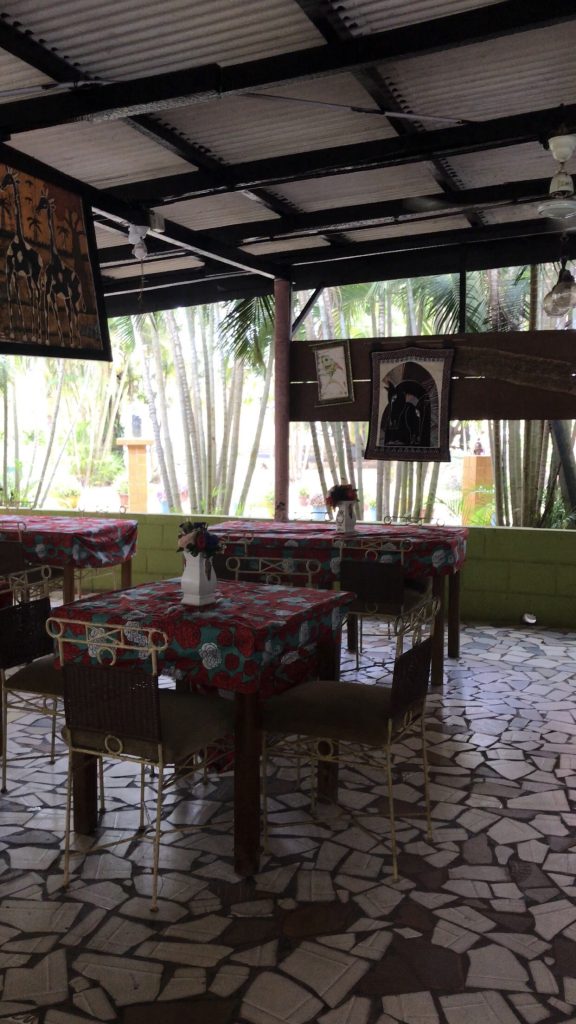 Whispering Palms outdoor restaurant 