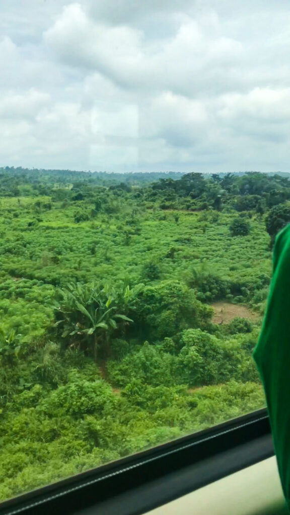 Views on the ride from Lagos to Ibadan by train