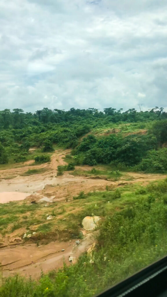 Views on the ride from Lagos to Ibadan by train