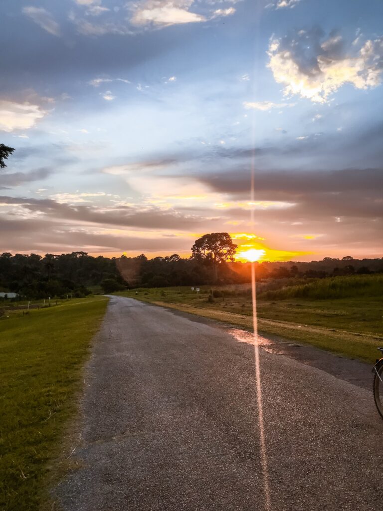 Sunset at IITA Ibadan