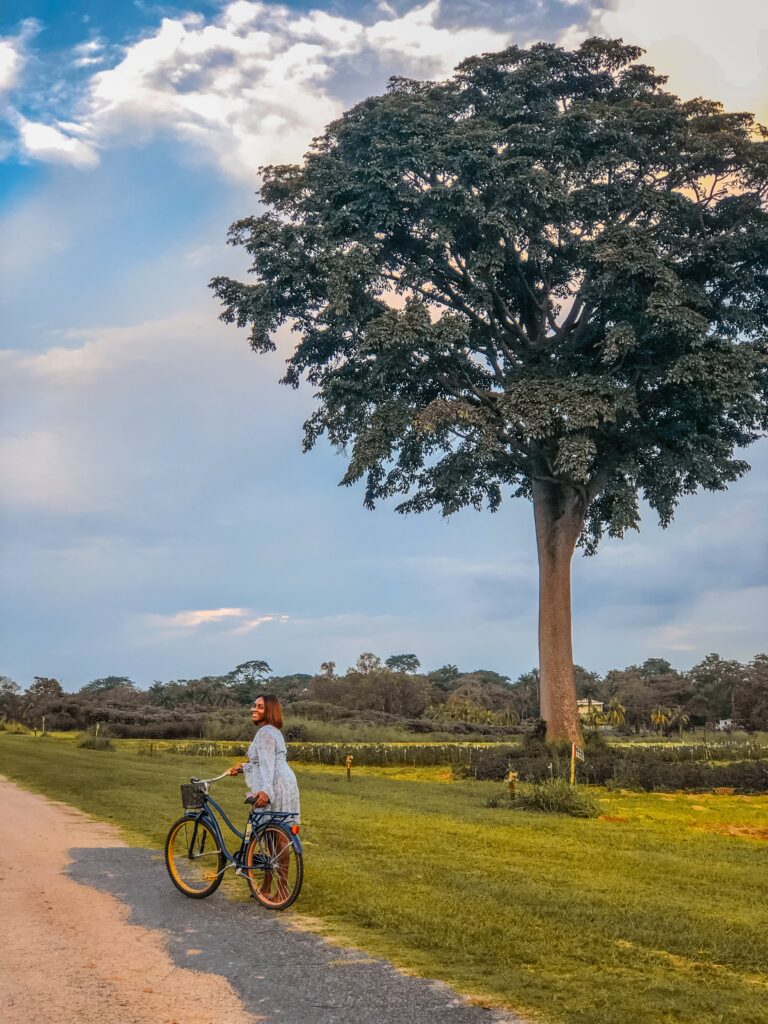 Bicycle Riding at IITA Ibadan