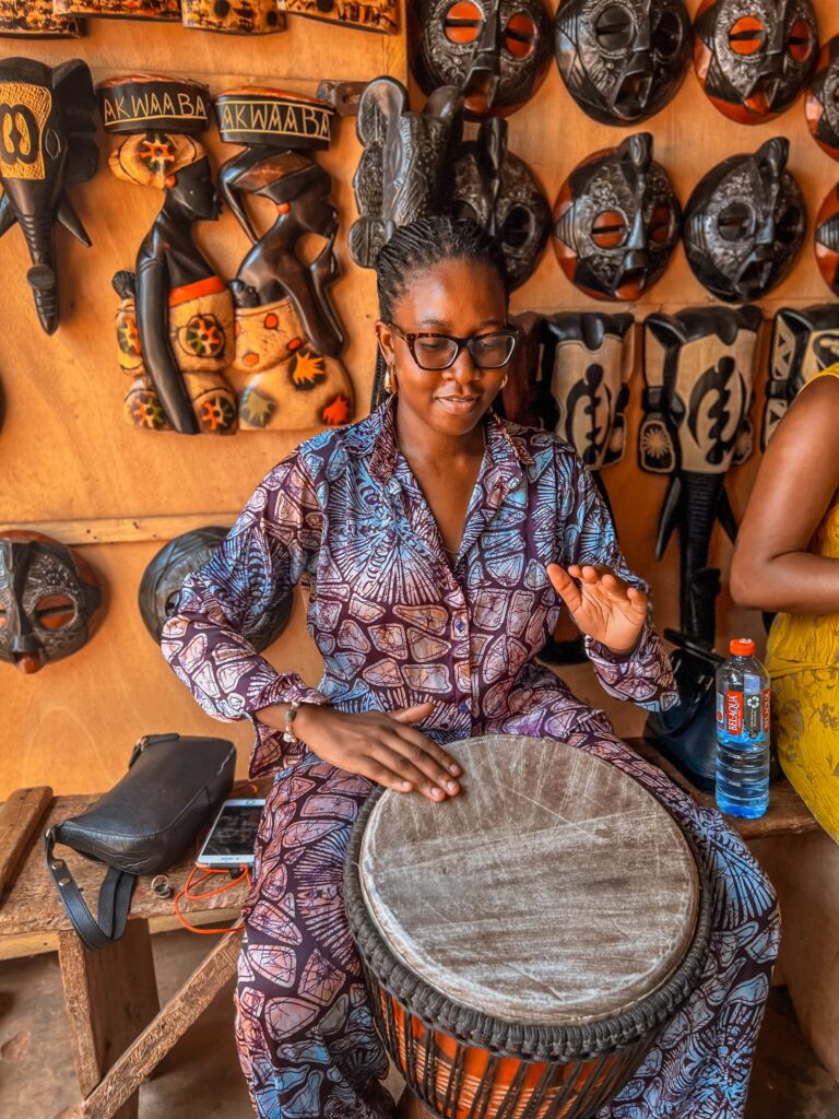 things to see and do in Ghana - drumming lessons in accra arts centre