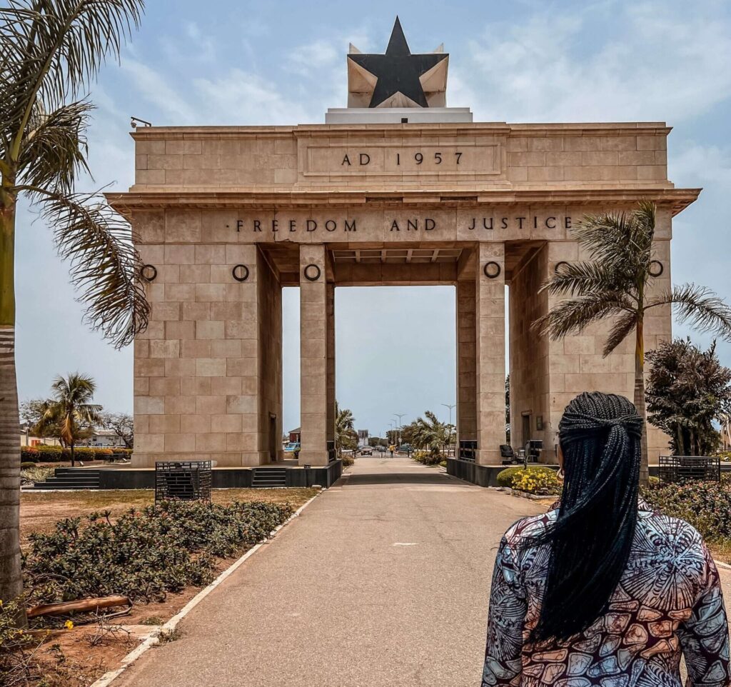 things to see and do in Ghana - black star square