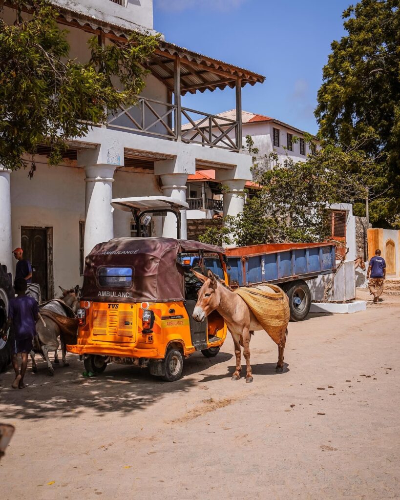 Tuk Tuk's used as transportation in Diani, Kenya