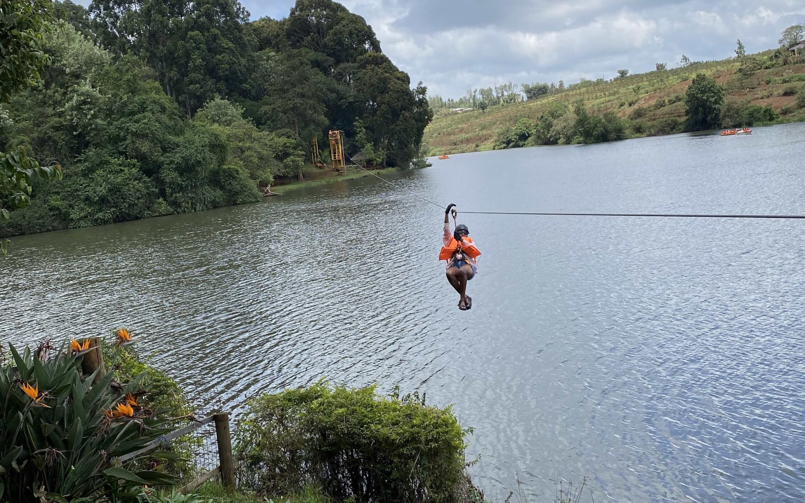 Ziplining in Kiambu, Kenya