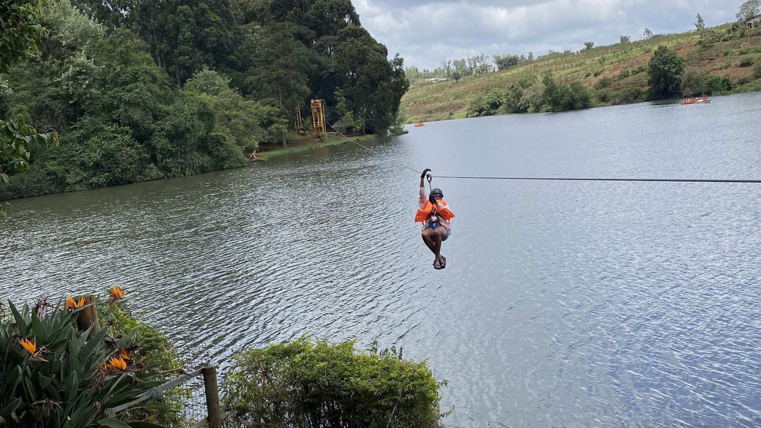 Ziplining in Kiambu, Kenya