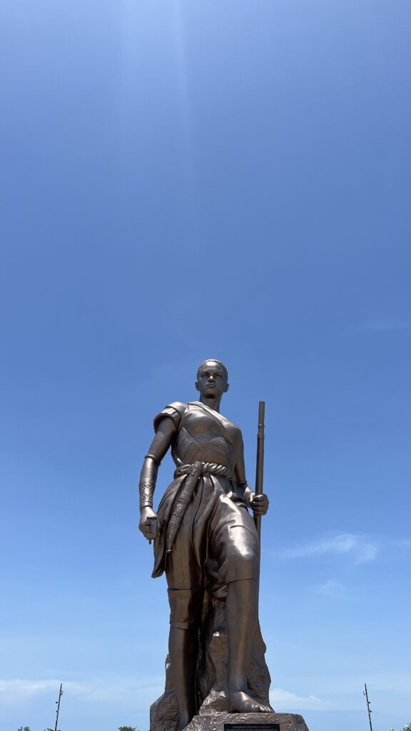 The Agojie - Amazon statue, Cotonou