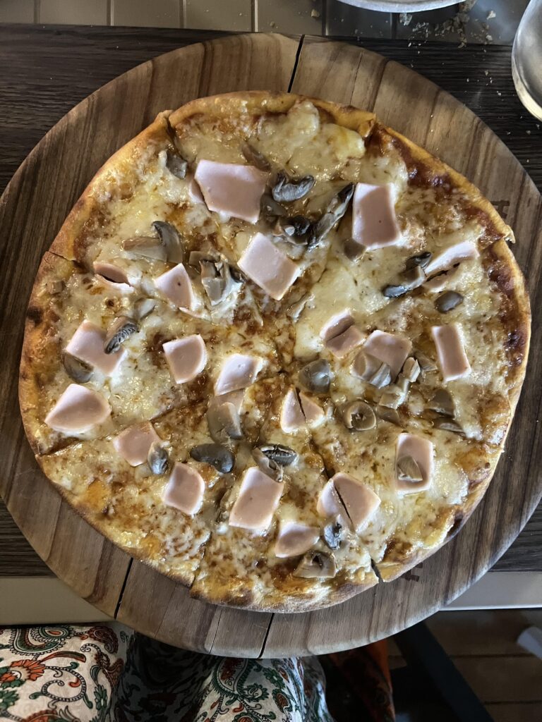 Food at Casa Del Papa Ouidah
