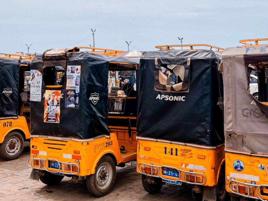 TukTuk's in Tamale - Northern Ghana
