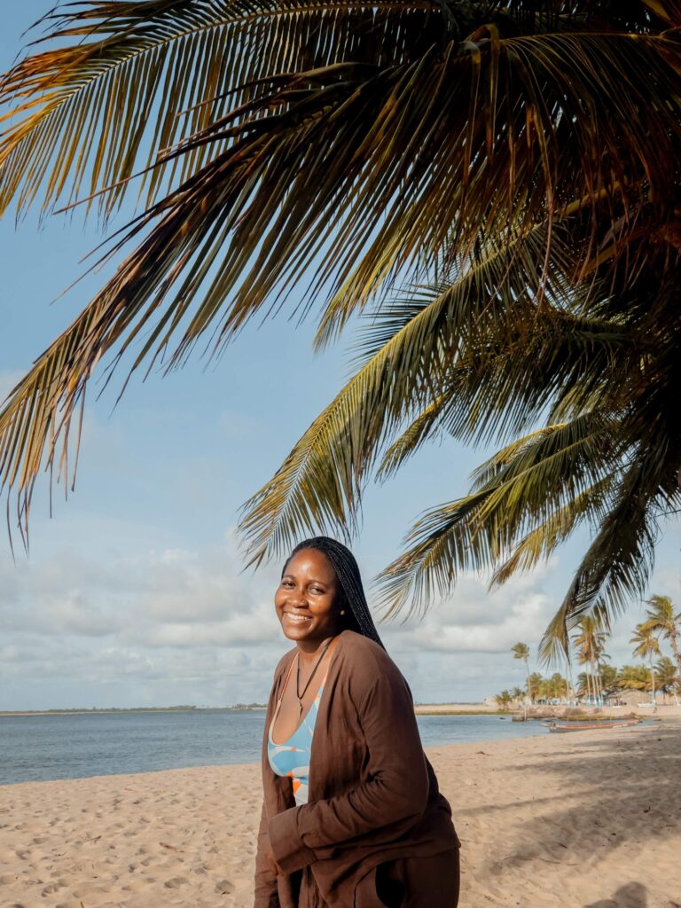 stunning beach in Ada, Ghana