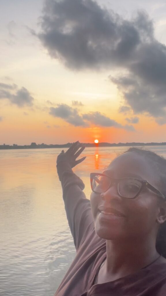 sunrise morning walk in sela, lamu