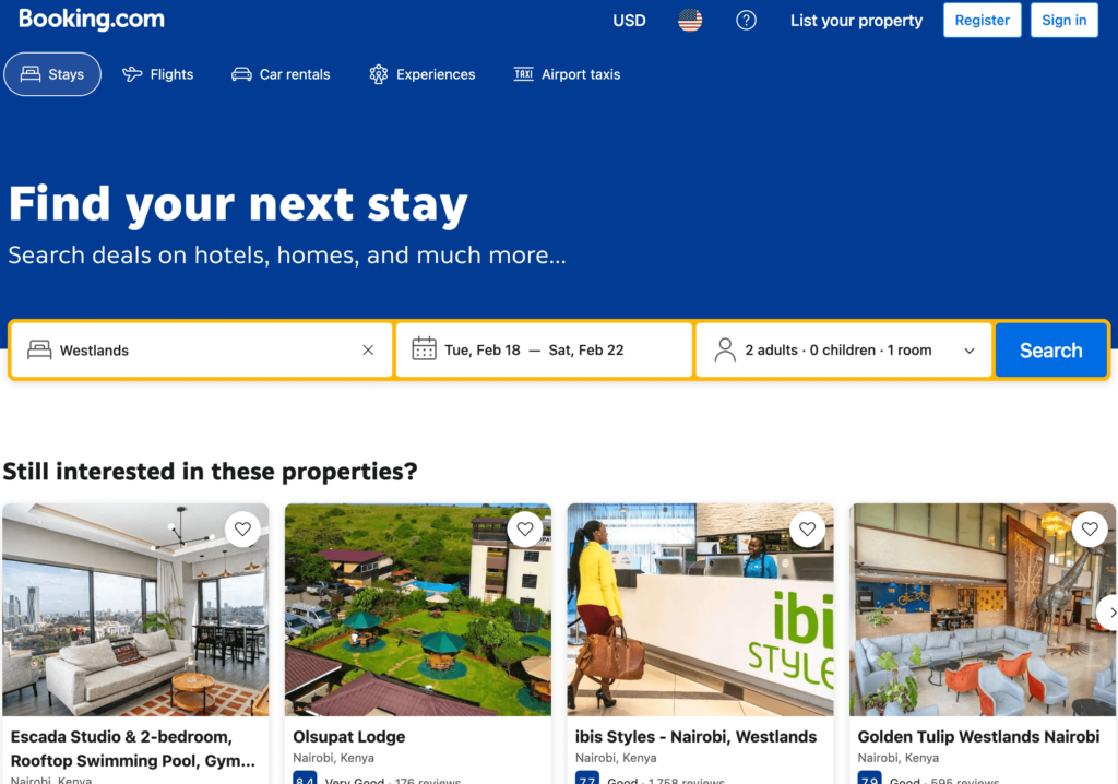 The Best Travel Apps & Websites for 2024 - booking accommodation