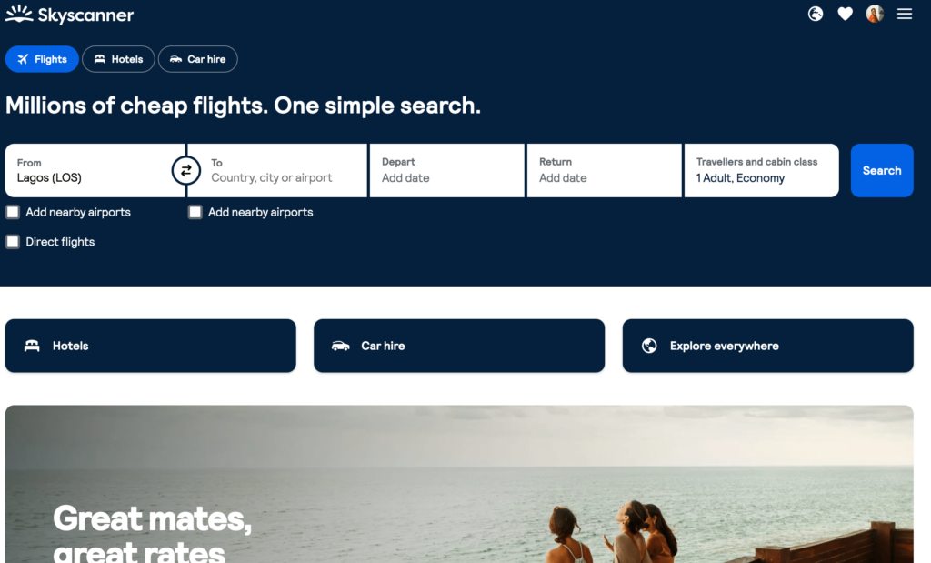 The Best Travel Apps & Websites for 2024 - flight comparison