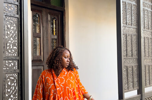 Terrace in stone town zanzibar
