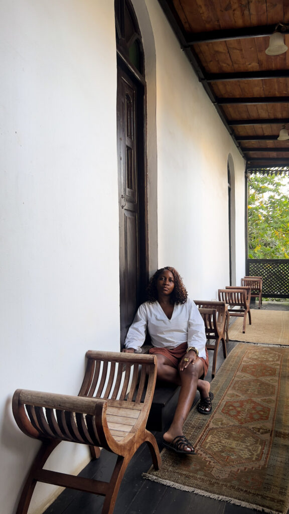 Kholle House, Stone Town Zanzibar on the 2nd floor terrace