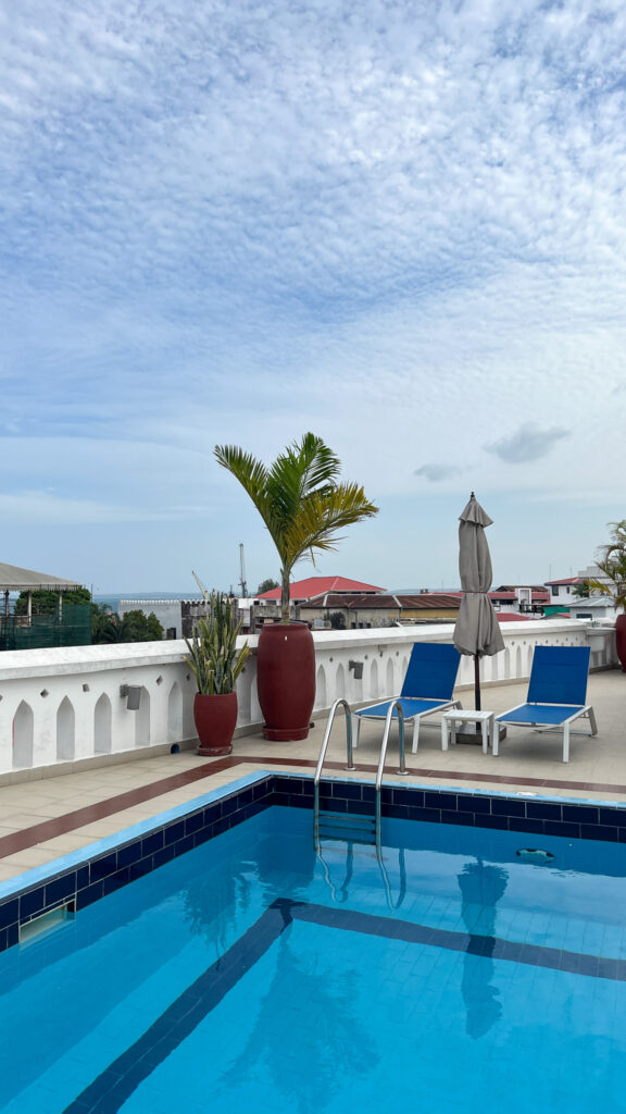 rooftop pool with stunning view at Maru Maru Hotel