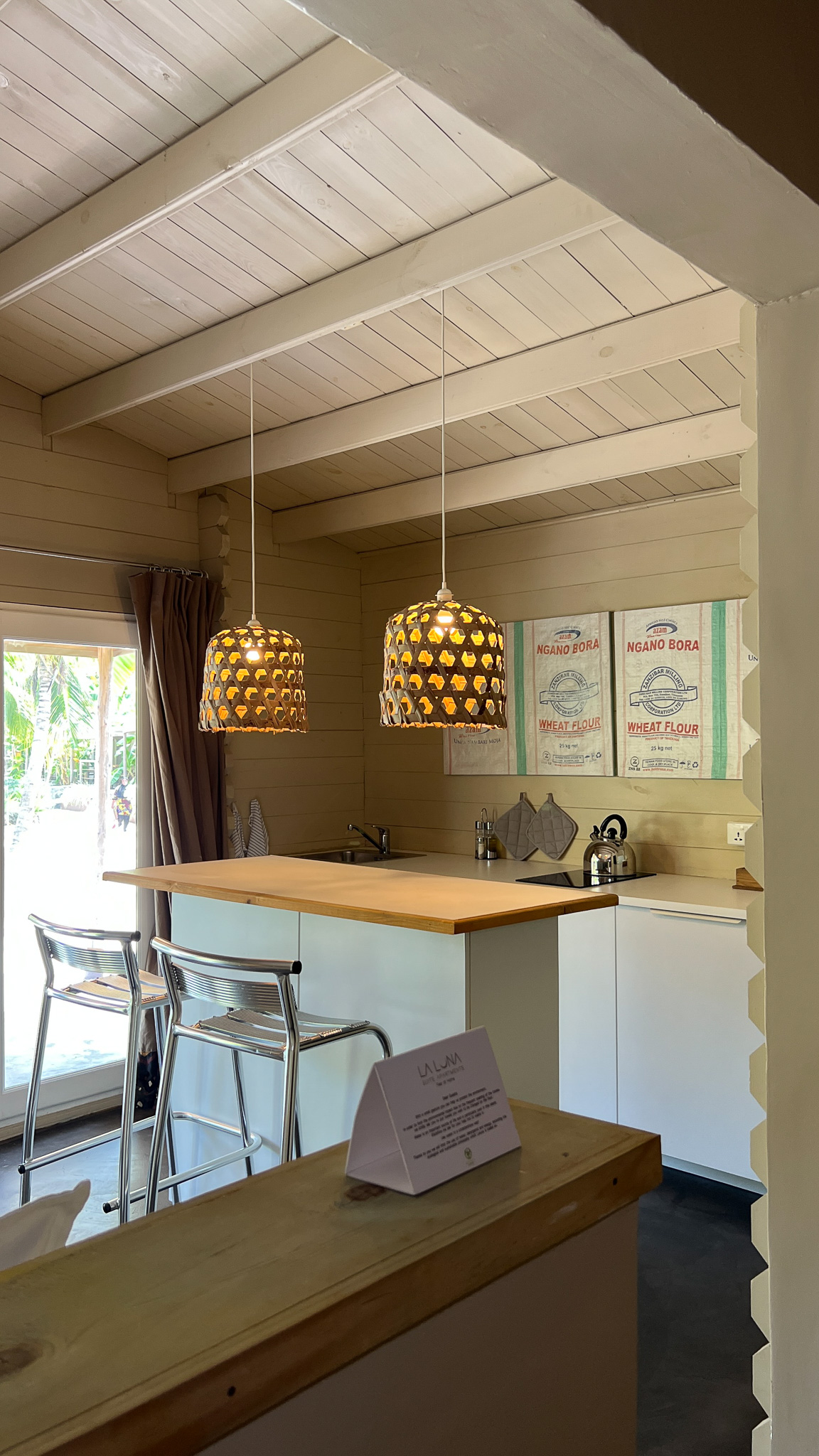 kitchenette in la luna 