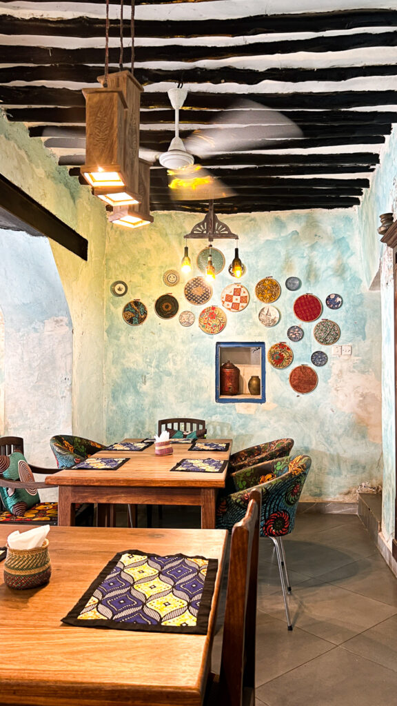 hotel restaurant opposite Emerald Palm Boutique Hotel