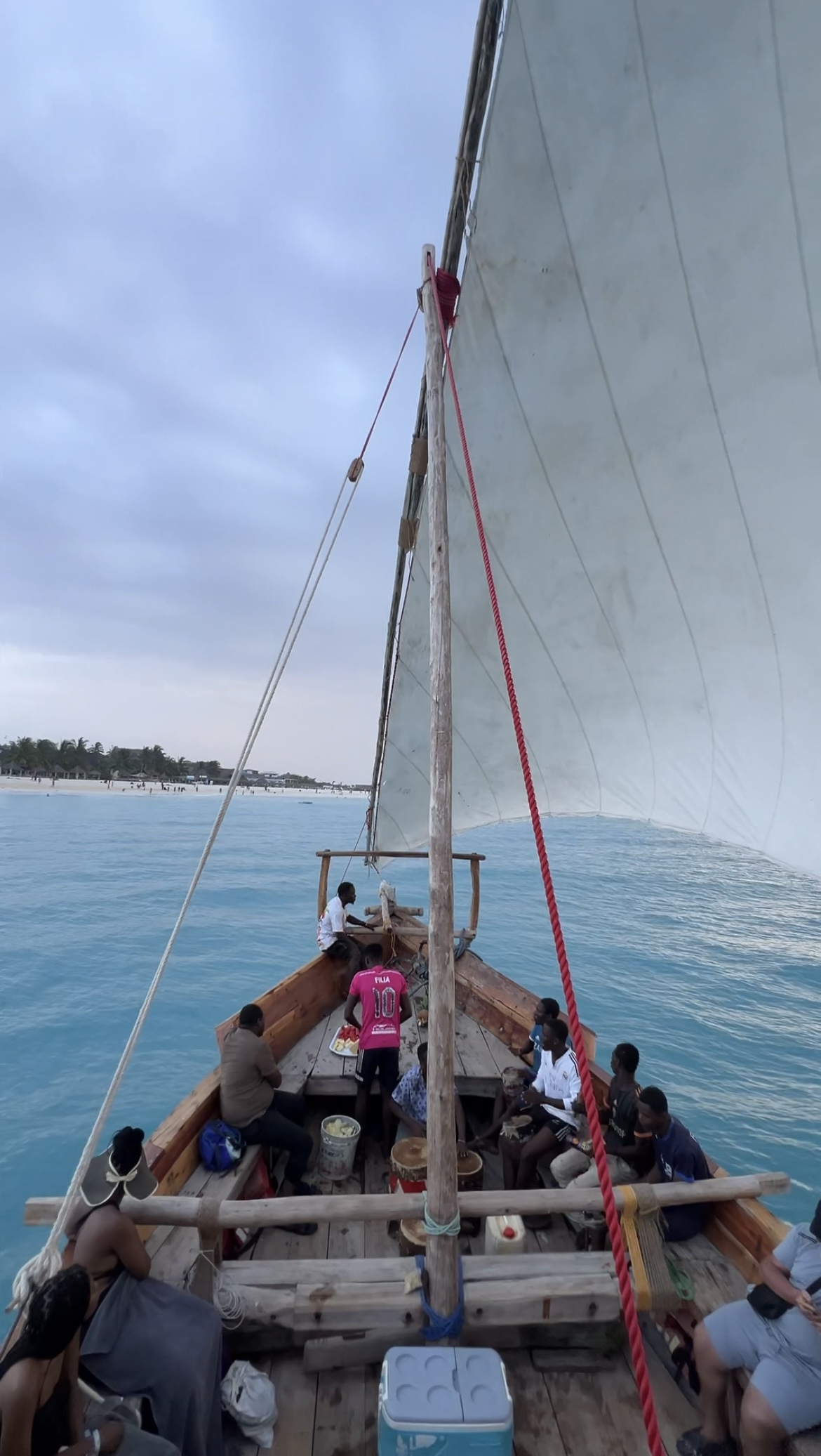 Sunset cruise at Kendwa beach