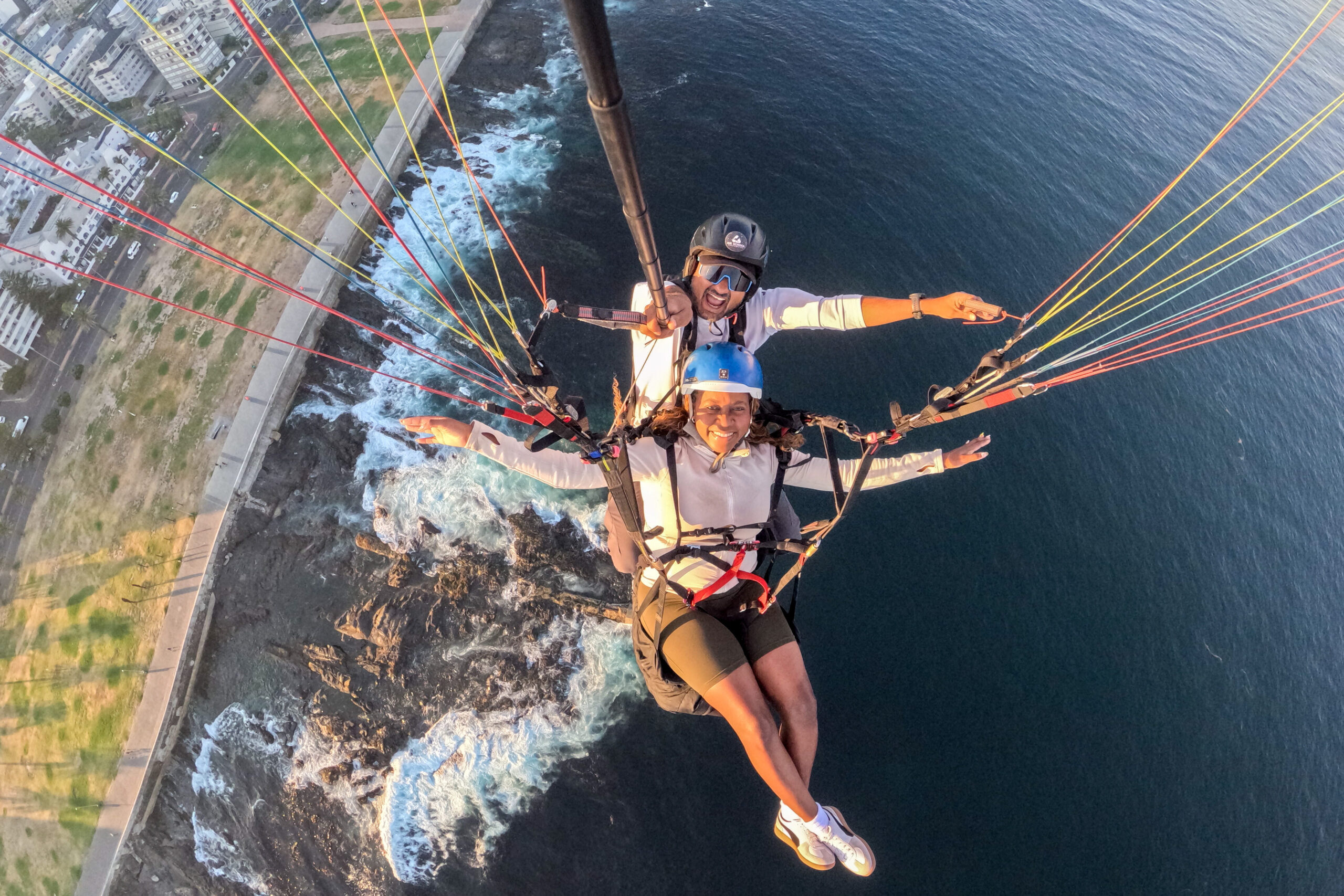 Bucket list things to do in Cape Town  - Paragliding over Signal Hill