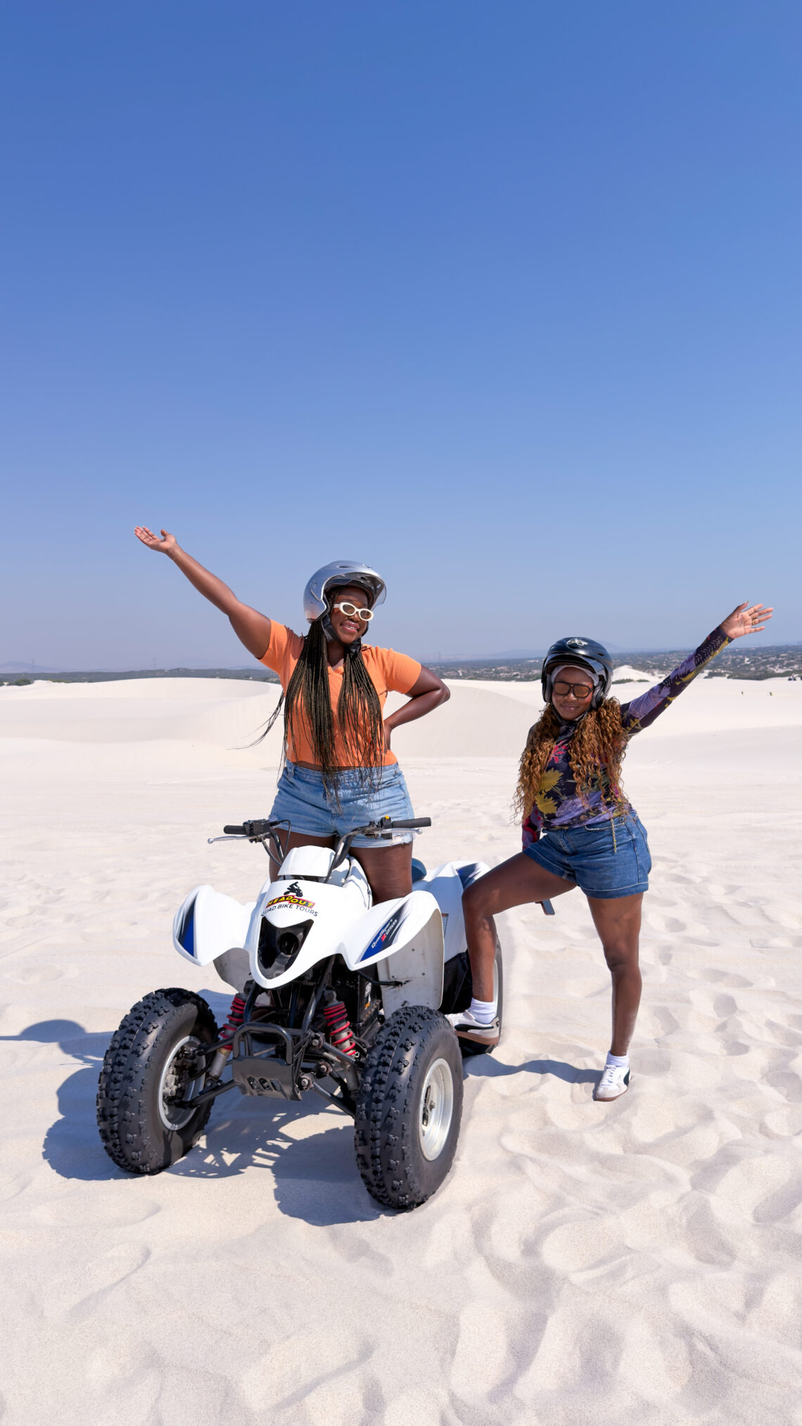South Africa itinerary - quad biking in Atlantis dunes