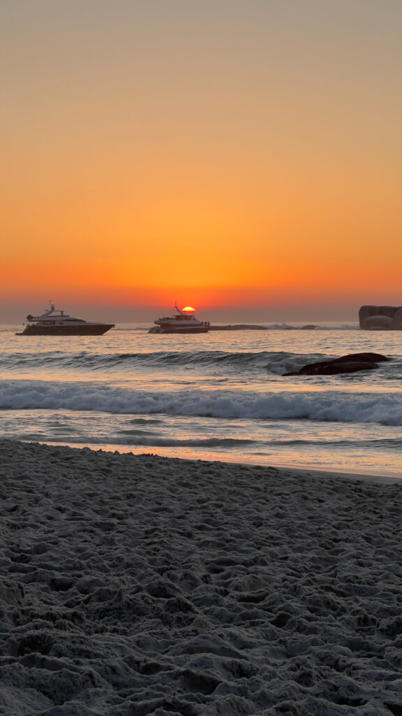 Sunset at Clifton Beach
